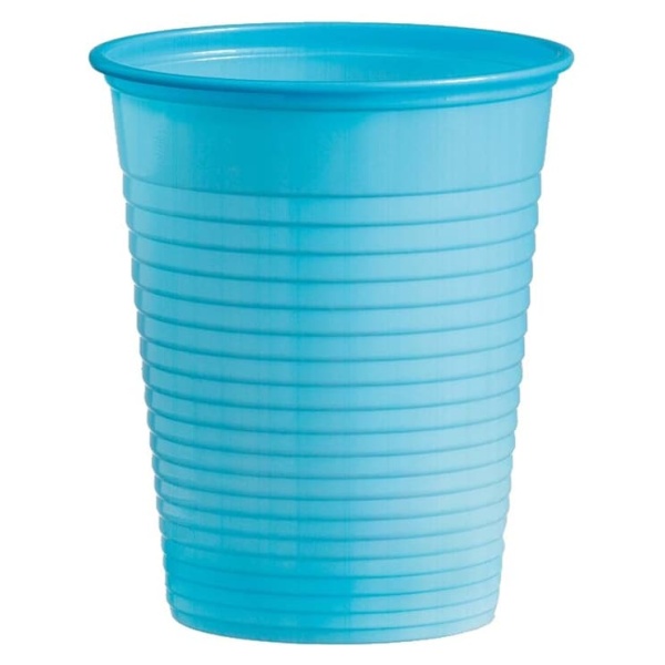 Plastový pohár bledomodrý, 10ks